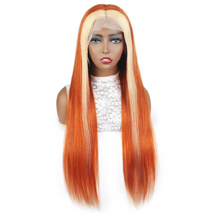Bold Ginger & Blonde 613 Highlight 13x4 Lace Front Wig | Premium Human