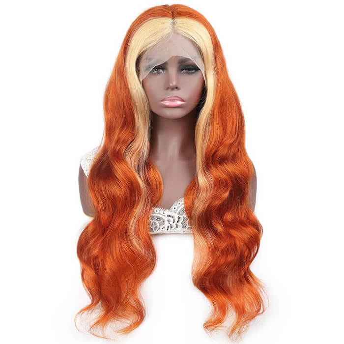 Bold Ginger & Blonde 613 Highlight 13x4 Lace Front Wig | Premium Human