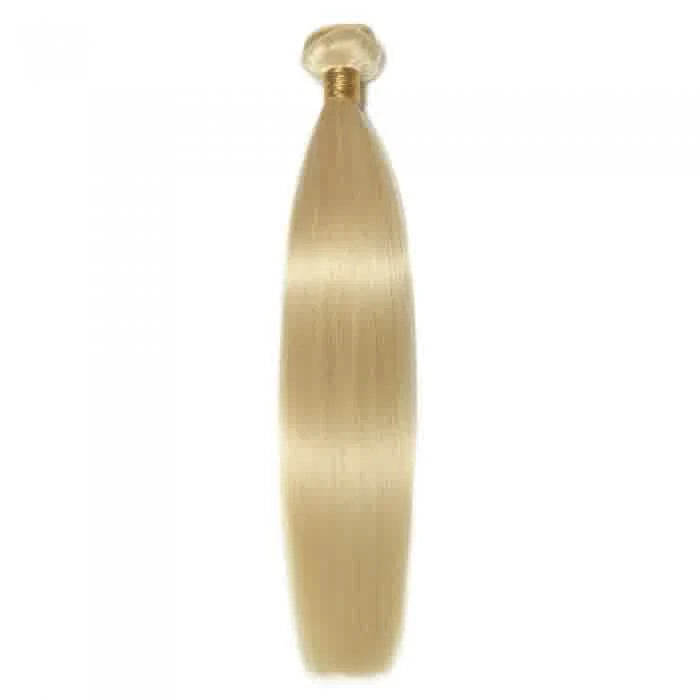 Premium #613 Blonde Straight Bundles with 13×6 Frontal | 100% Human