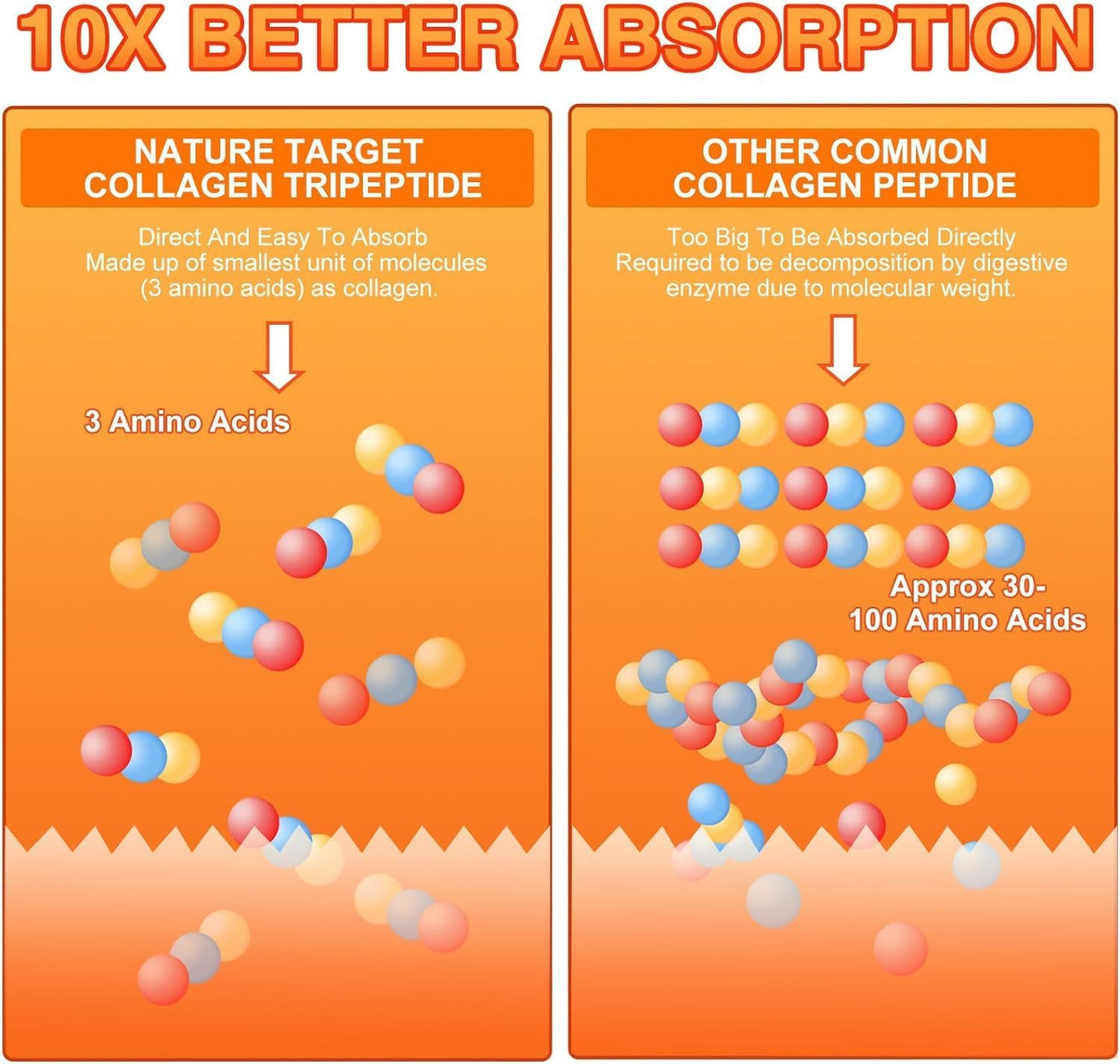 Multi Hydrolyzed Collagen Peptides, 10 Billion CFUs