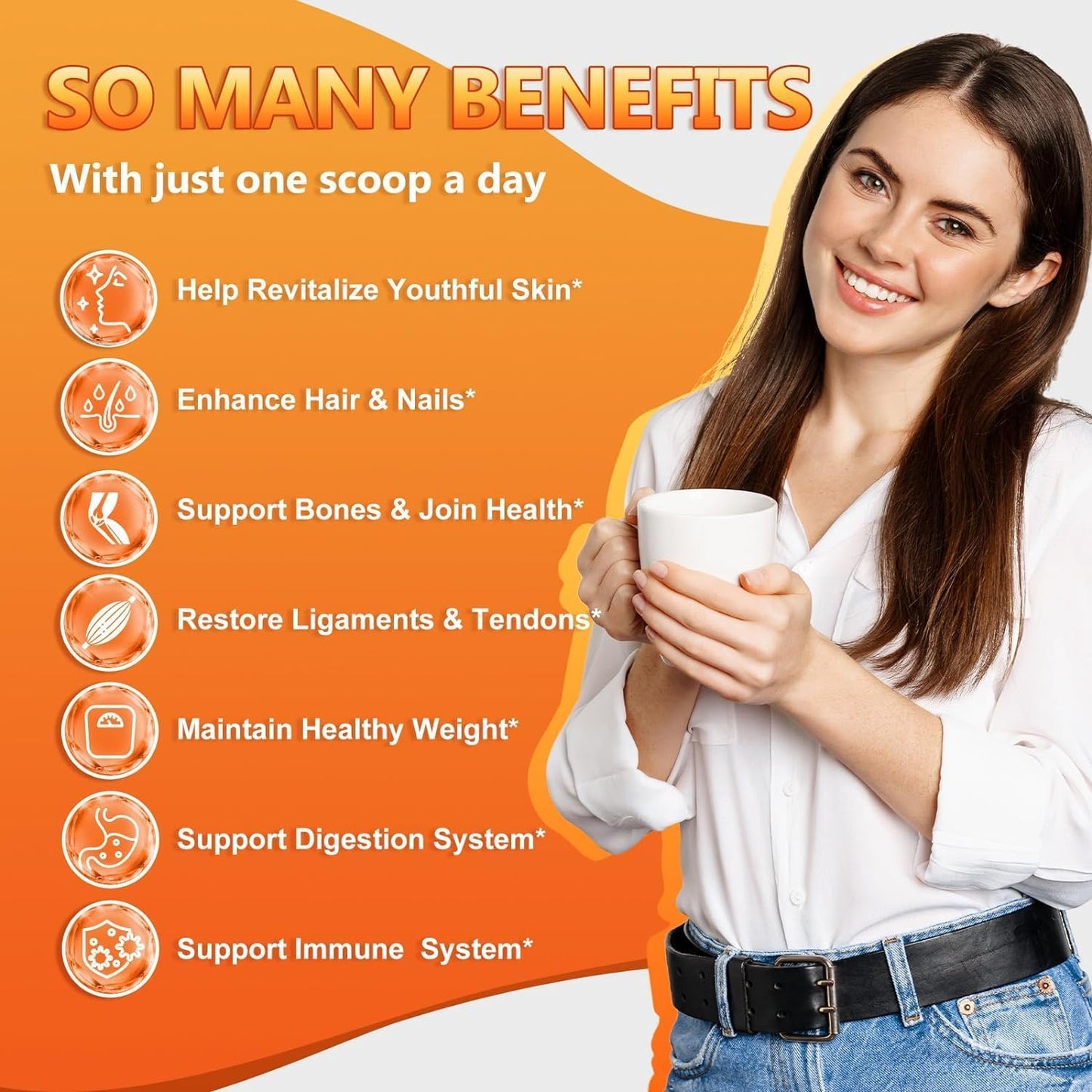 Multi Hydrolyzed Collagen Peptides, 10 Billion CFUs