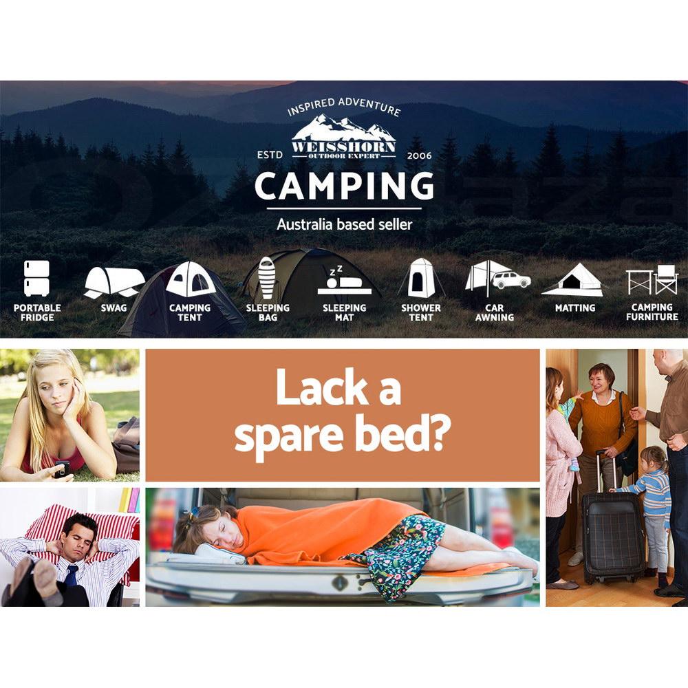 Weisshorn Self Inflating Mattress Camping Sleeping Mat Air Bed Double