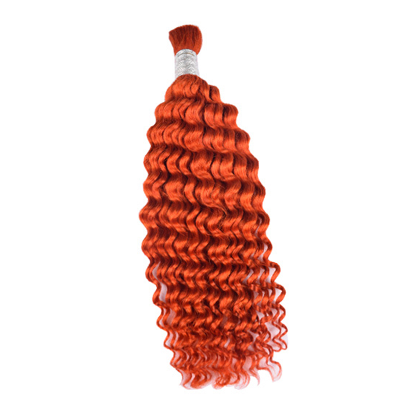 Premium Deep Wave Braiding Hair Extensions #350 Copper Red | 100%
