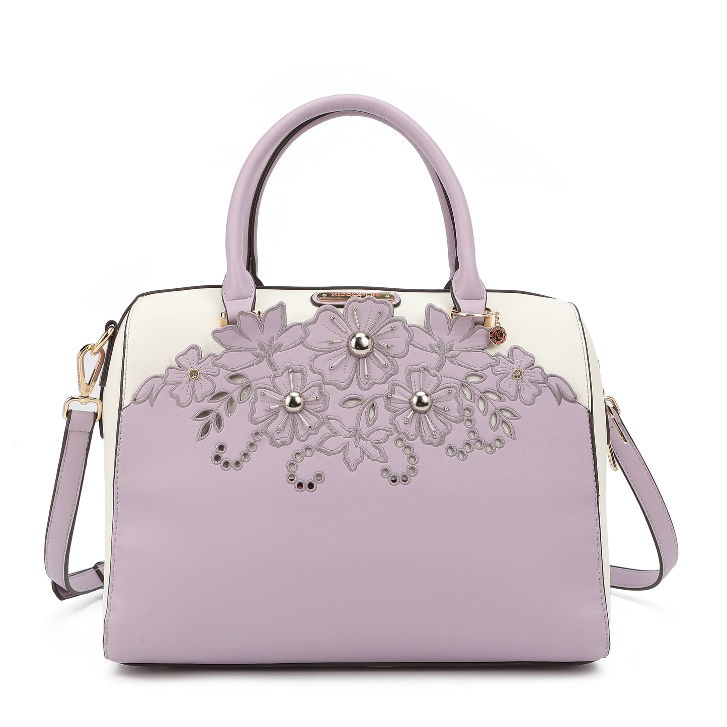 BOLSO BOSTON CON BORDADO FLORAL-5