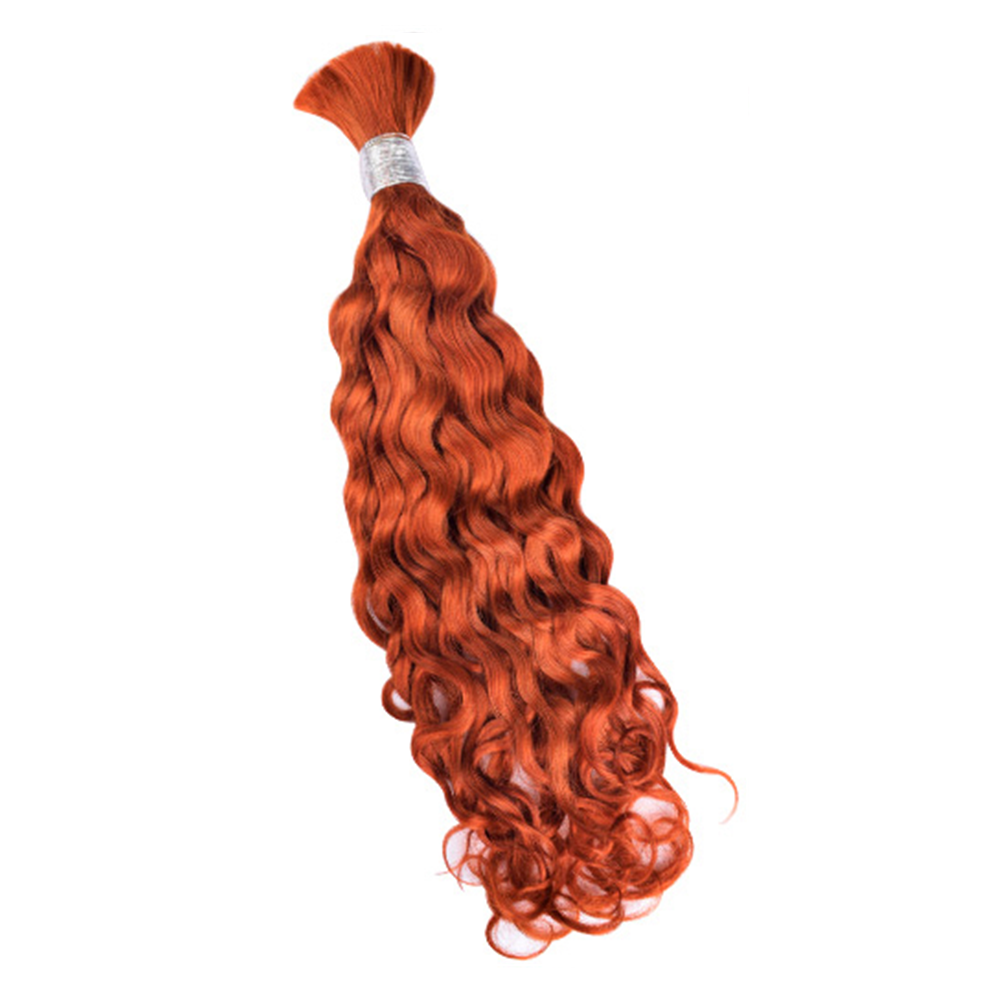 Premium Italy Curly Braiding Hair Extensions #350 Copper Red | 100%