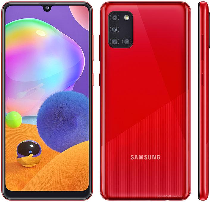 SAMSUNG Galaxy A31 128GB CRUSH RED - 6.4' Screen Size, Dual Sim, Octa