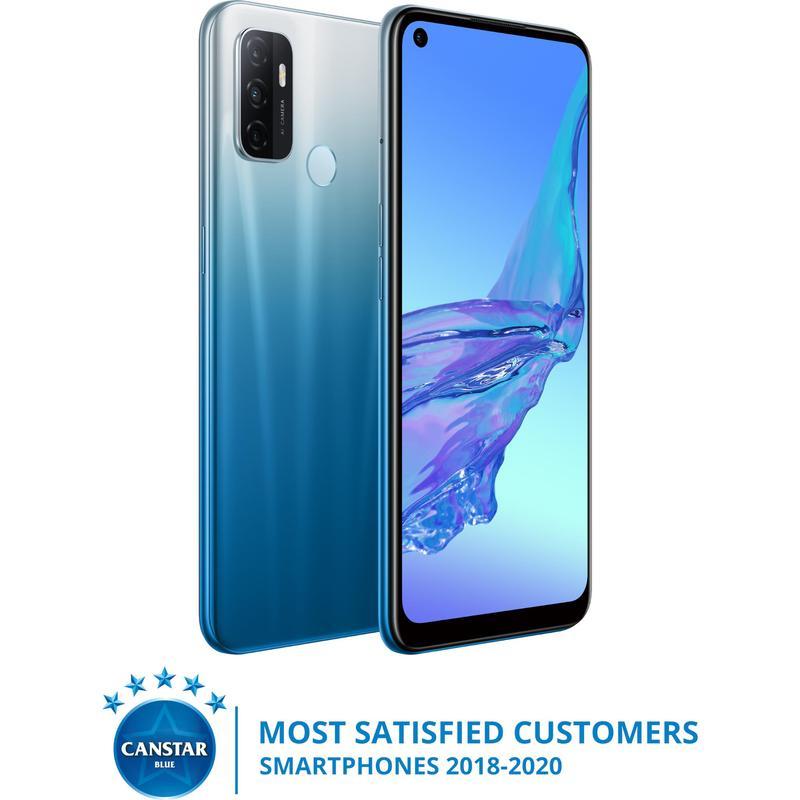 OPPO A53s 128GB Fancy Blue - 6.5' HD+ LED Screen, Qualcomm SM4250