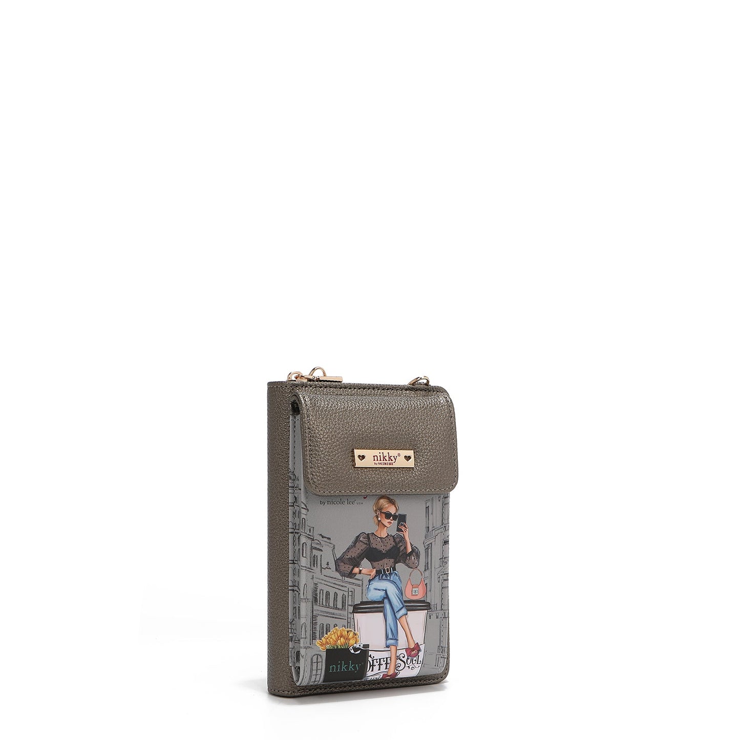 BANDOLERA PARA TELEFONO/CARTERA (URBAN COFFEE DREAM)-2