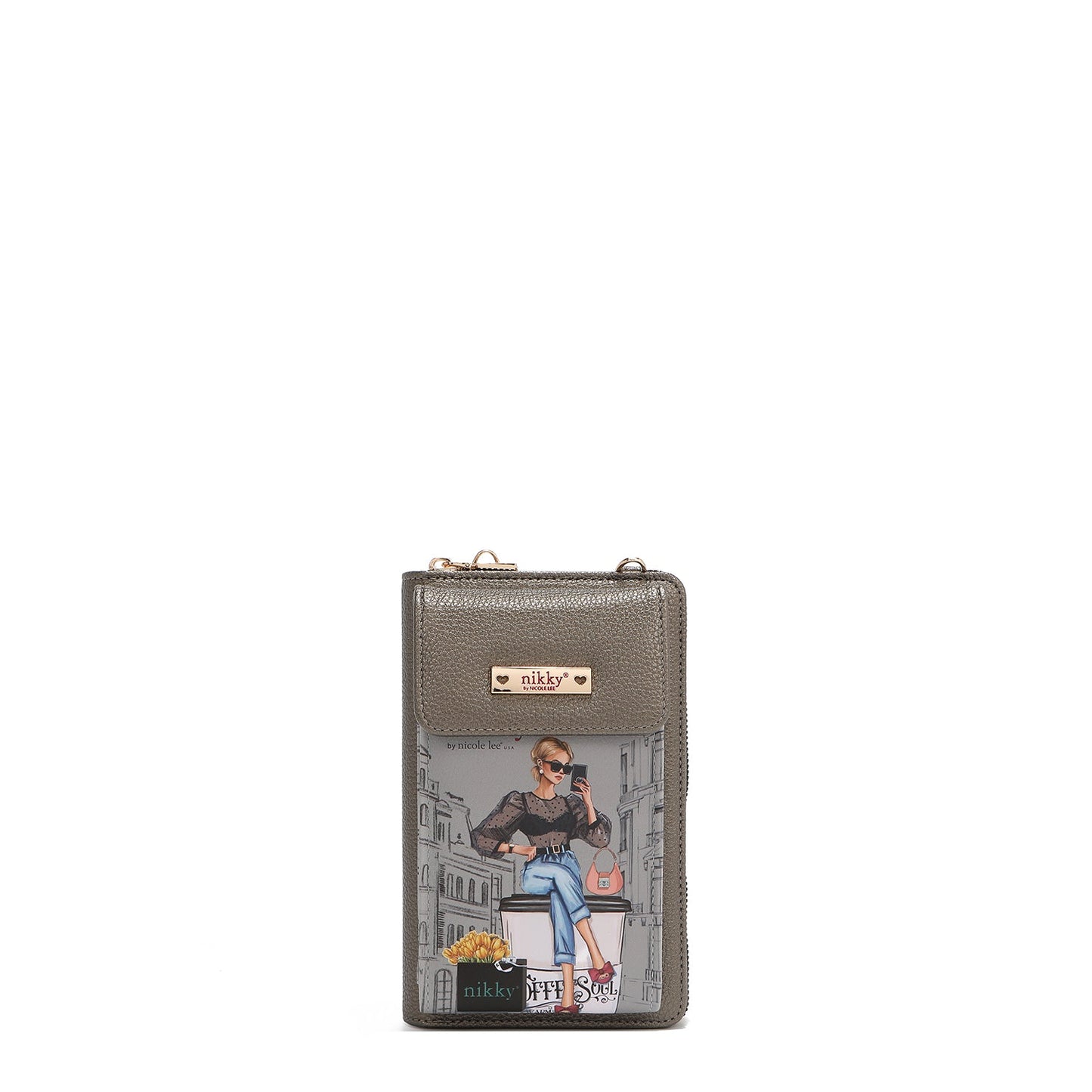 BANDOLERA PARA TELEFONO/CARTERA (URBAN COFFEE DREAM)-1