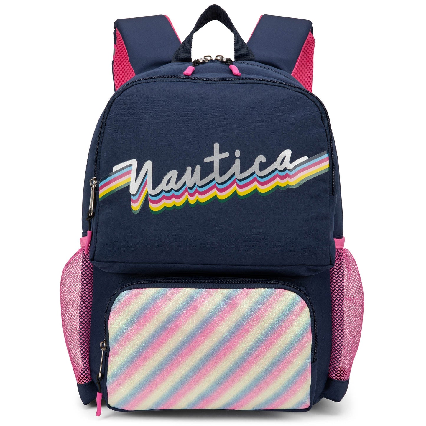 Sac à dos pour enfants pour l'école | Arc-en-ciel rétro | 16" de haut