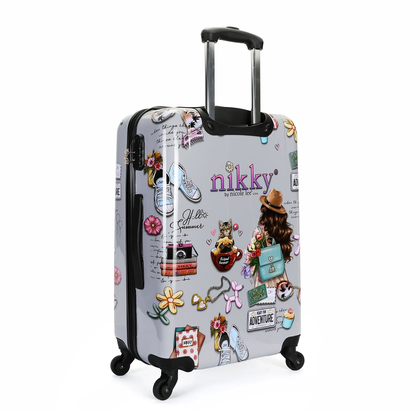 CONJUNTO 3 MALETAS DE PLASTICO ABS NIKKY WORLD-4