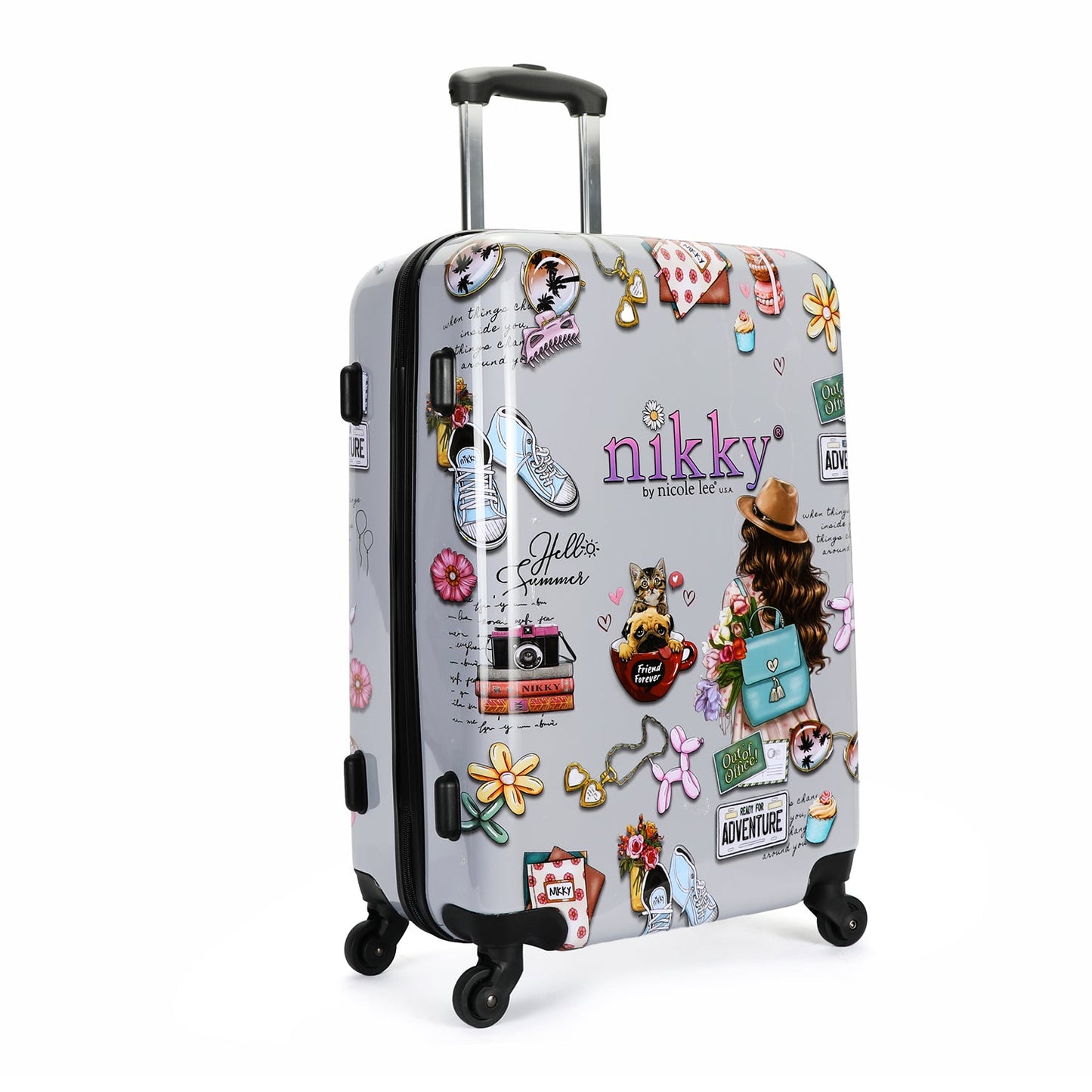CONJUNTO 3 MALETAS DE PLASTICO ABS NIKKY WORLD-2
