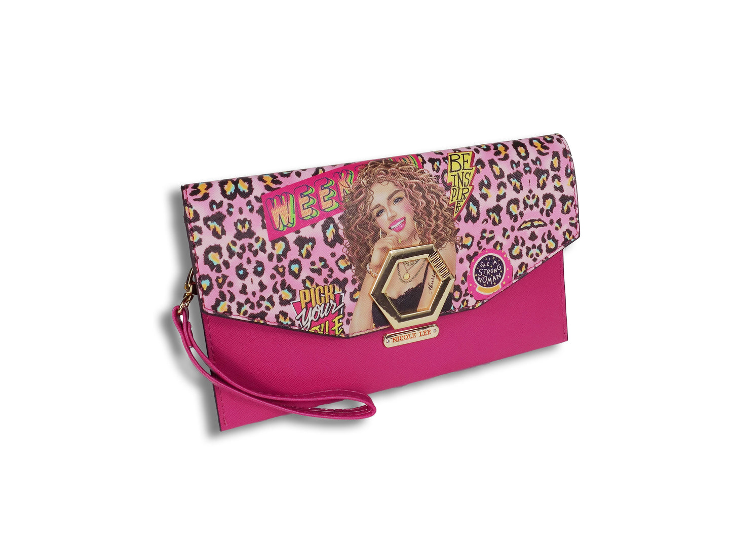 BANDOLERA/ESTUCHE DE MANO CON ESTAMPADO-4