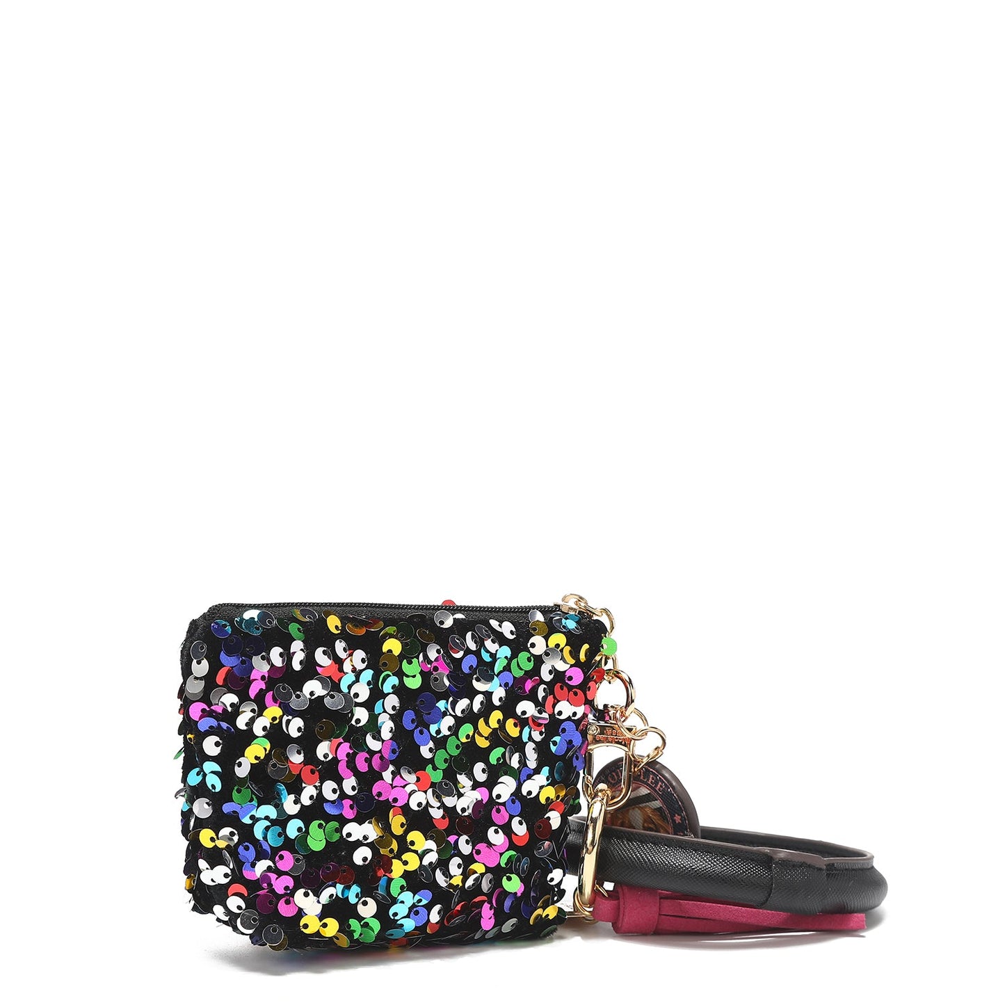 PULSERA CON LLAVERO Y MONEDERO CON LENTEJUELAS-3