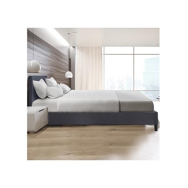 Sienna Luxury Bed Frame Base And Headboard Solid Wood Padded