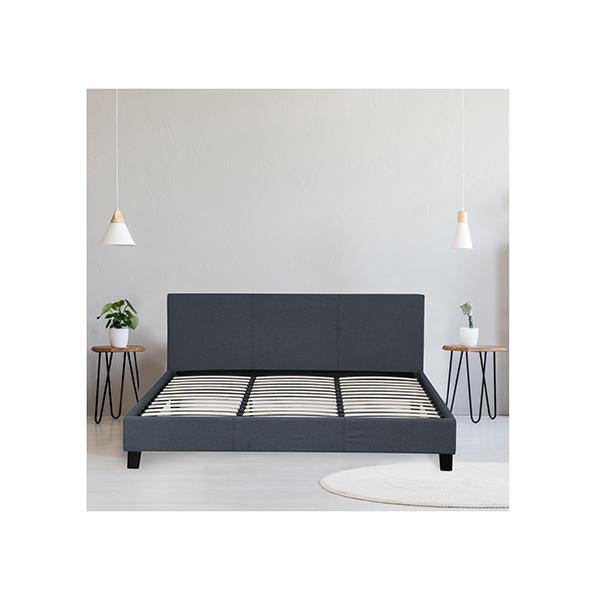 Sienna Luxury Bed Frame Base And Headboard Solid Wood Padded