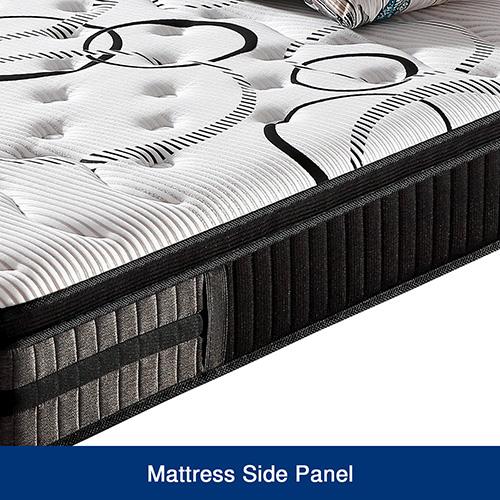 Queen Mattress in Gel Memory Foam Pocket Coil Medium Firm Bed 34cm