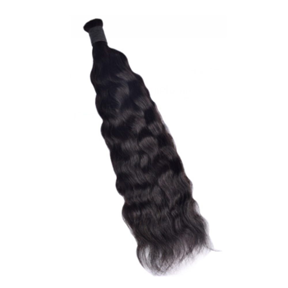 Premium Wet And Wavy Braiding Hair Extensions #1B Natural Black | 100%