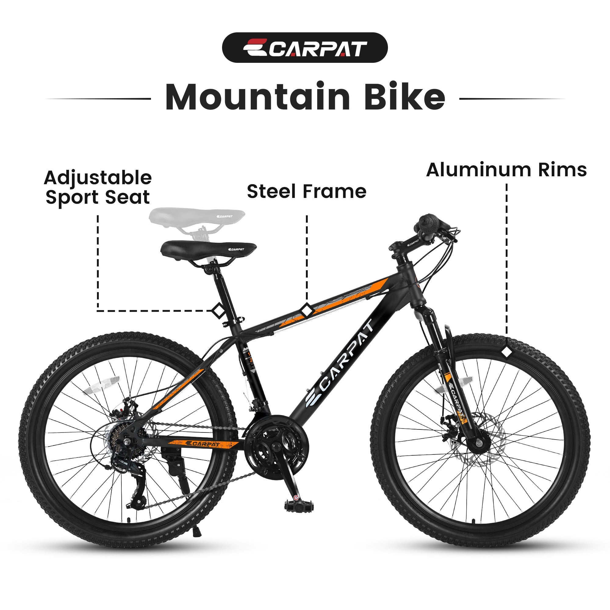 TrailStar™ City-Cruizer – 26" Shimano 21-Speed Mountain Bike