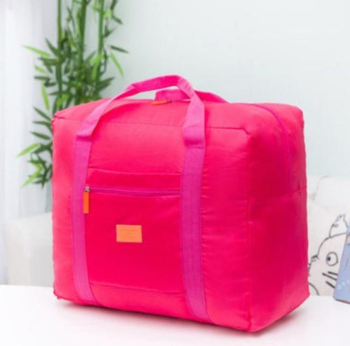 Large Capacity Foldable Travel Bag Nylon Waterproof Gym Duffel Bag