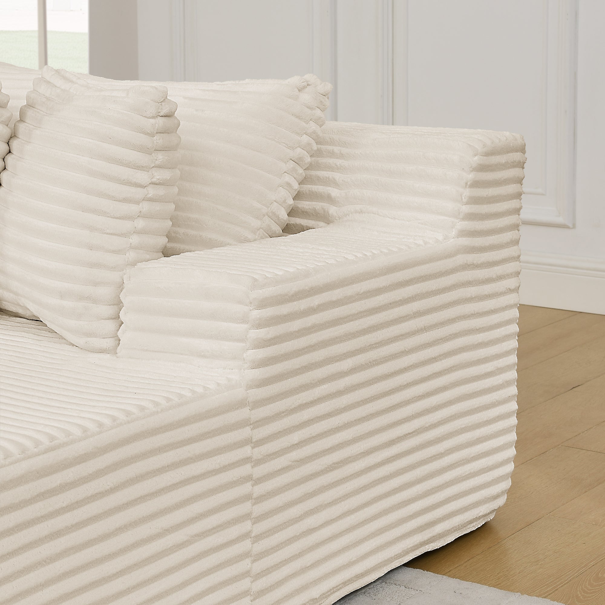 Two-seater lazy sofa lounge chair,Compressed sofa no assembly