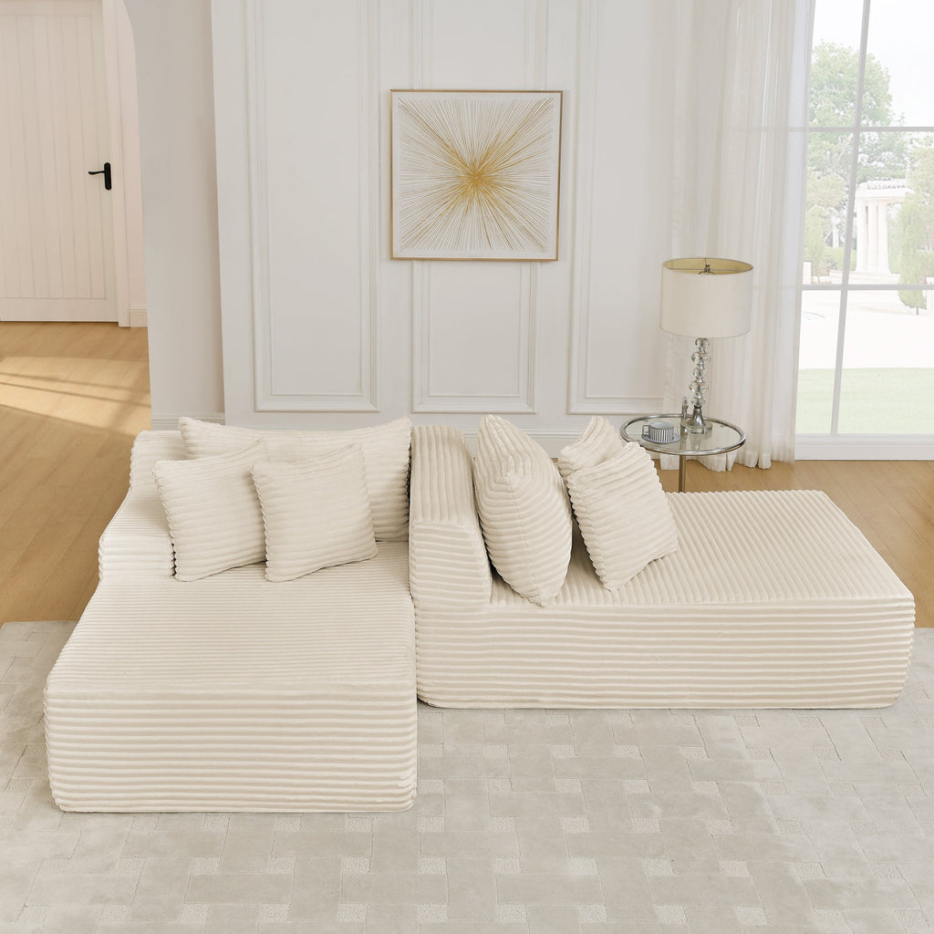 Two-seater lazy sofa lounge chair,Compressed sofa no assembly