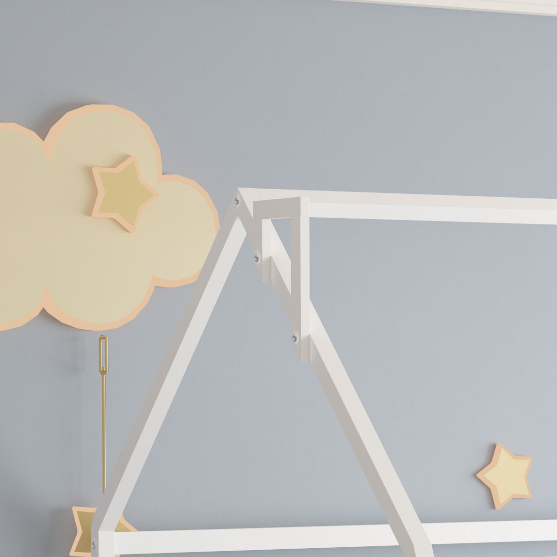 ARY MONTESSORI WHITE HOUSE BED - DOUBLE [PRE-ORDER]