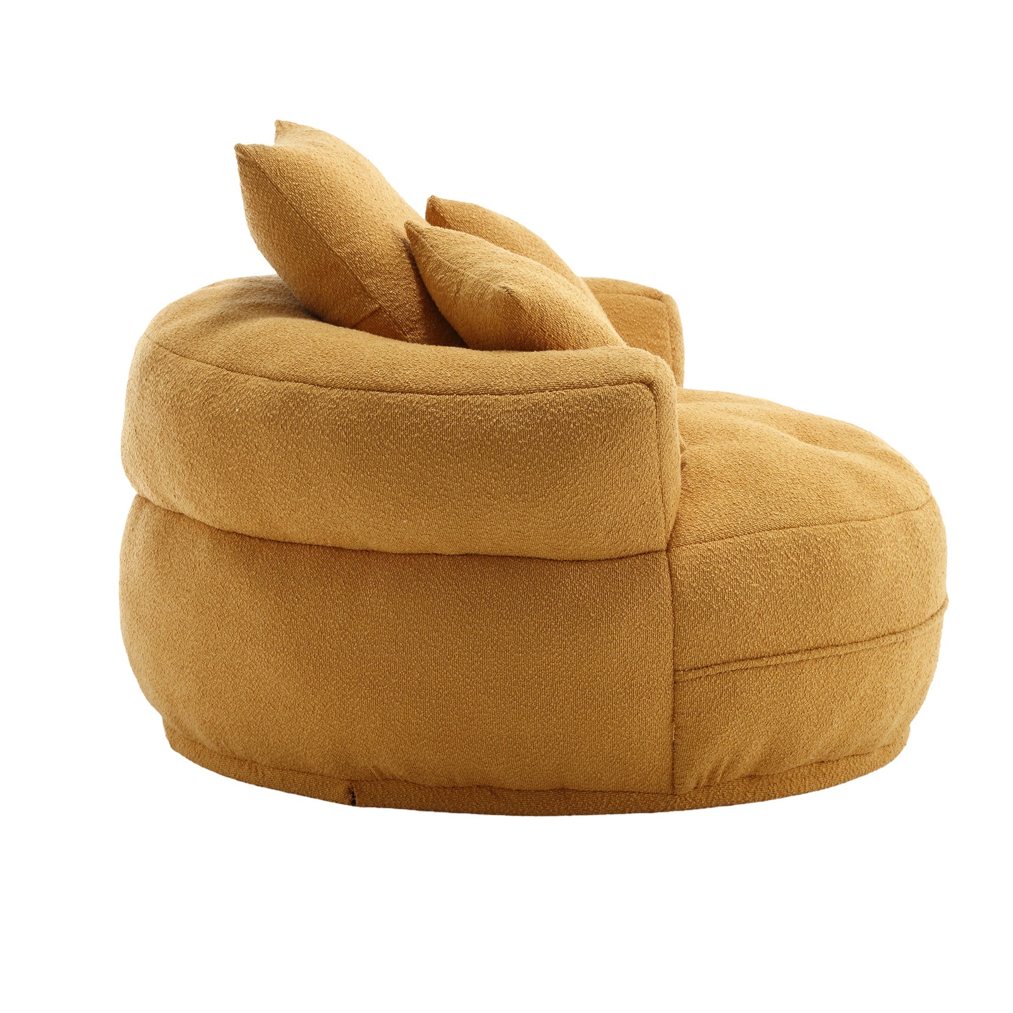 Chenille Sponge single sofa,No Assembly Required,Fluffy Modern Sleeper
