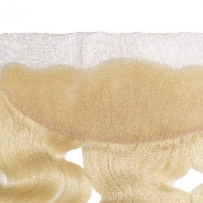 Premium #613 Blonde Body Wave Bundles with 13×4 Frontal | 100% Human