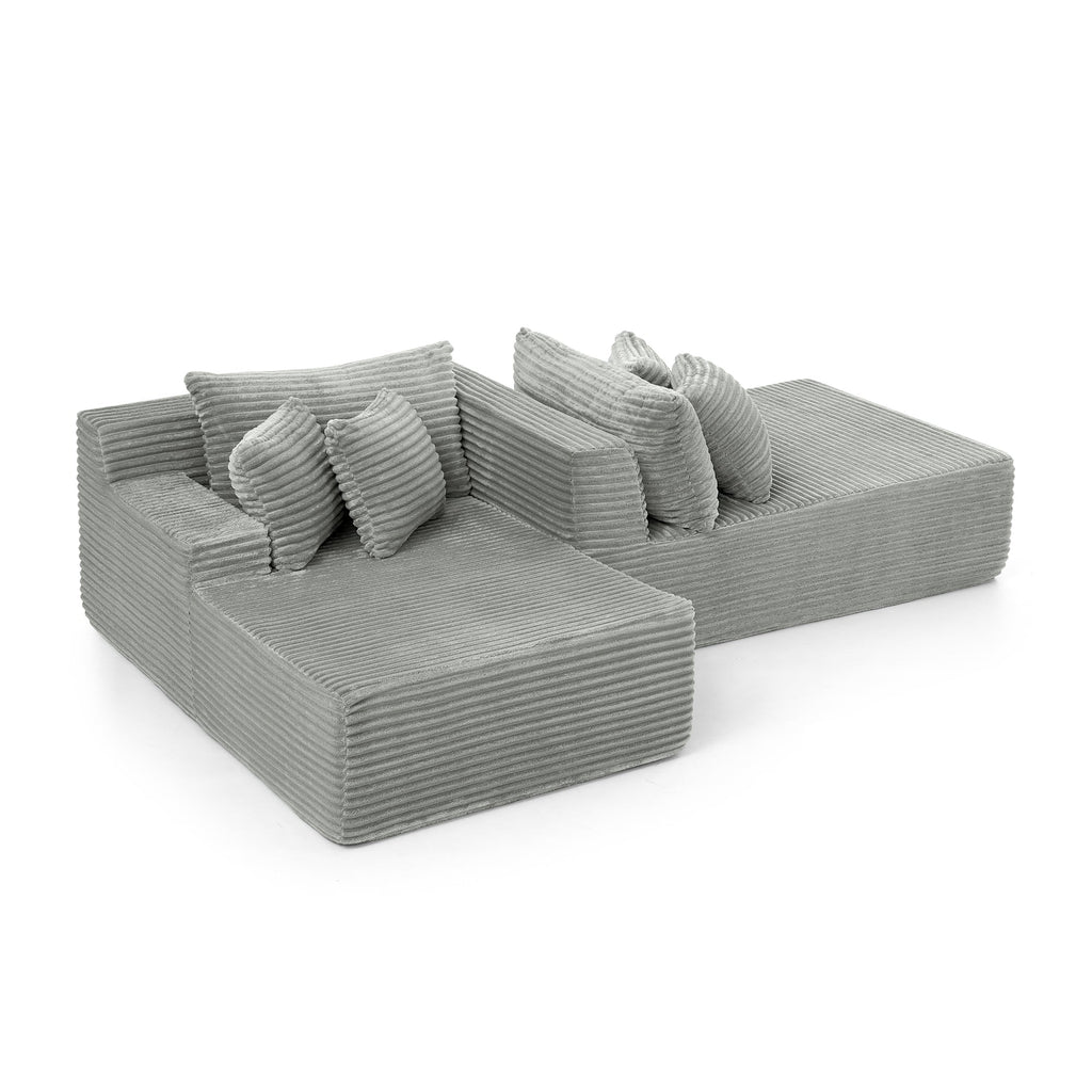 Two-seater lazy sofa lounge chair,Compressed sofa no assembly