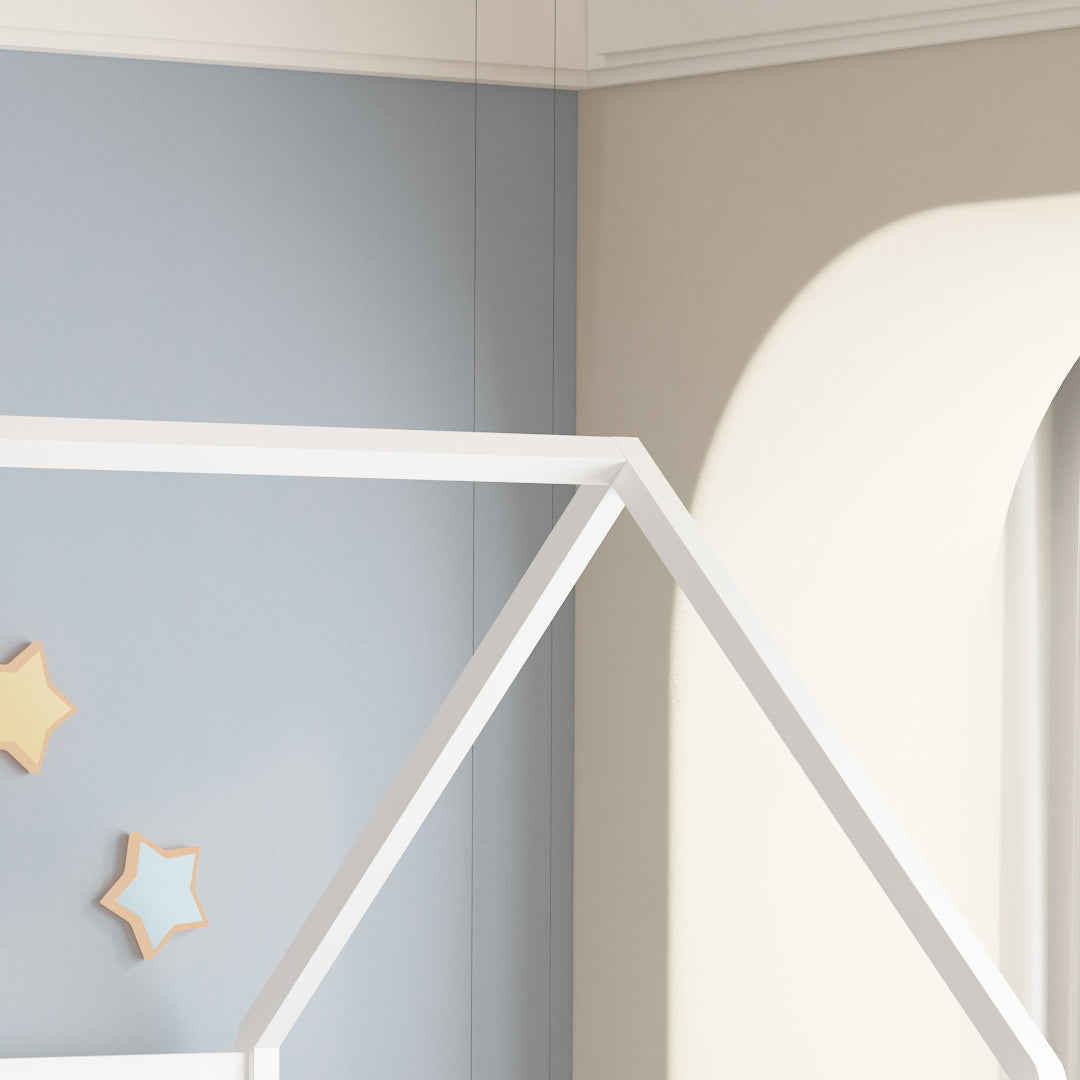ARY MONTESSORI WHITE HOUSE BED - DOUBLE [PRE-ORDER]