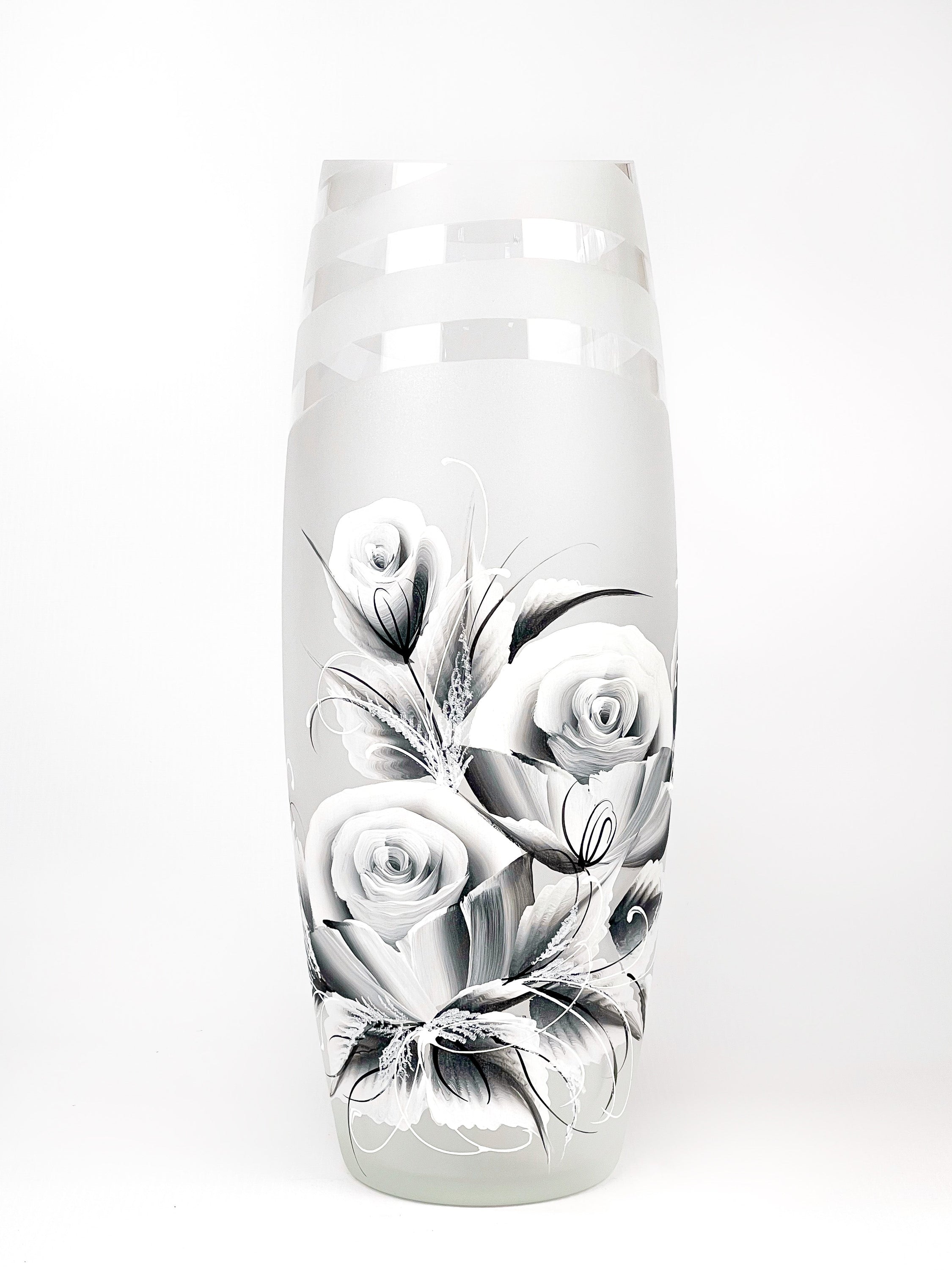 Art decorative glass vase 7124/400/sh351