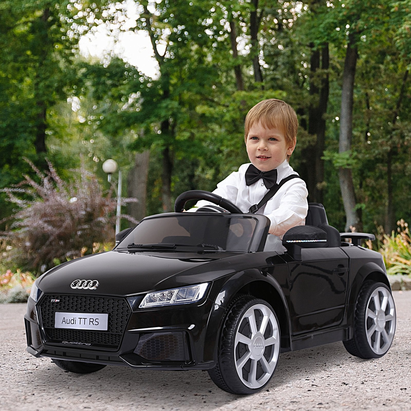 Aosom 6V Licensed Audi Kids Ride-On Car With Remote Control Suspension