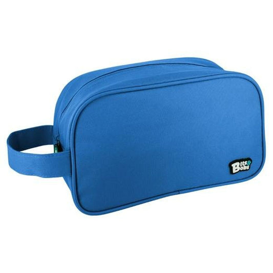 Toilet Bag Grafoplas Blue Squared 28 x 18 x 10 cm-0