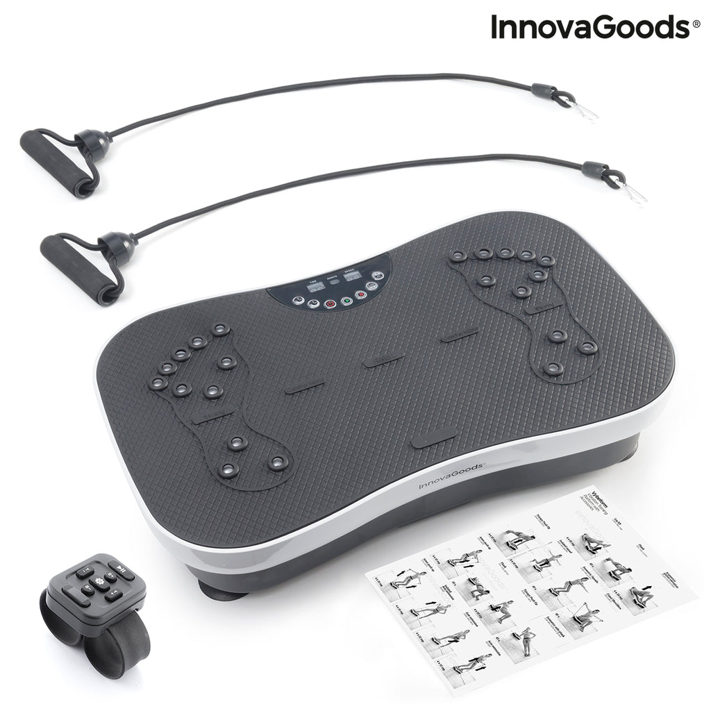 Vibration Training Plate with Accessories and Exercise Guide Vybeform