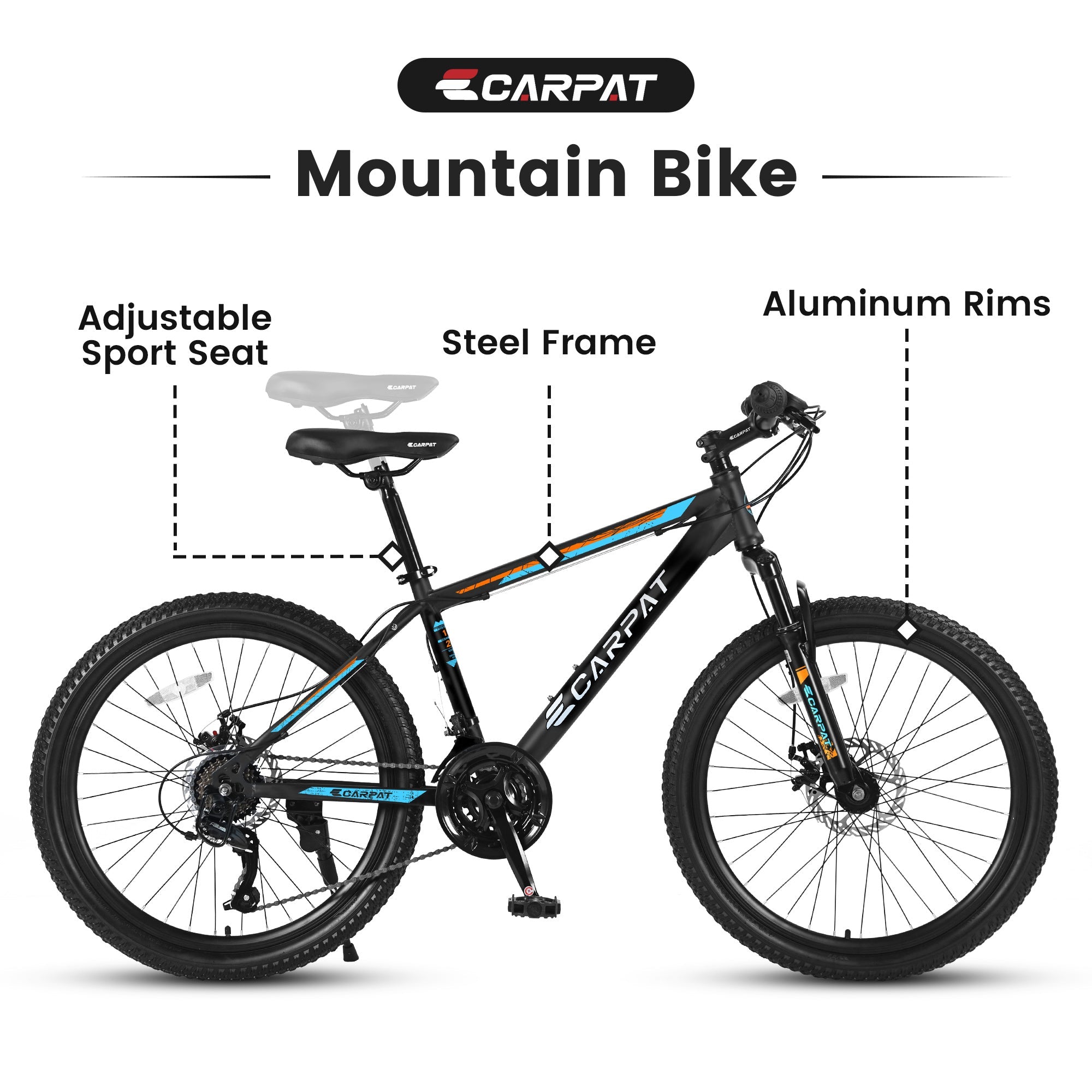 TrailStar™ City-Cruizer – 26" Shimano 21-Speed Mountain Bike