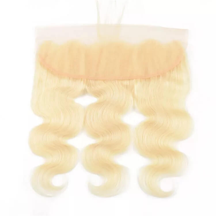 Premium #613 Blonde Body Wave Bundles with 13×4 Frontal | 100% Human