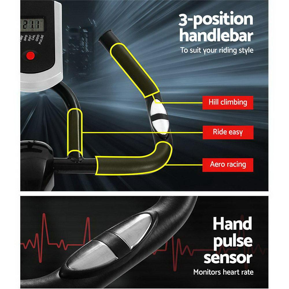 Everfit Spin Bike Exercise Bike Flywheel Cycling Home Gym Fitness