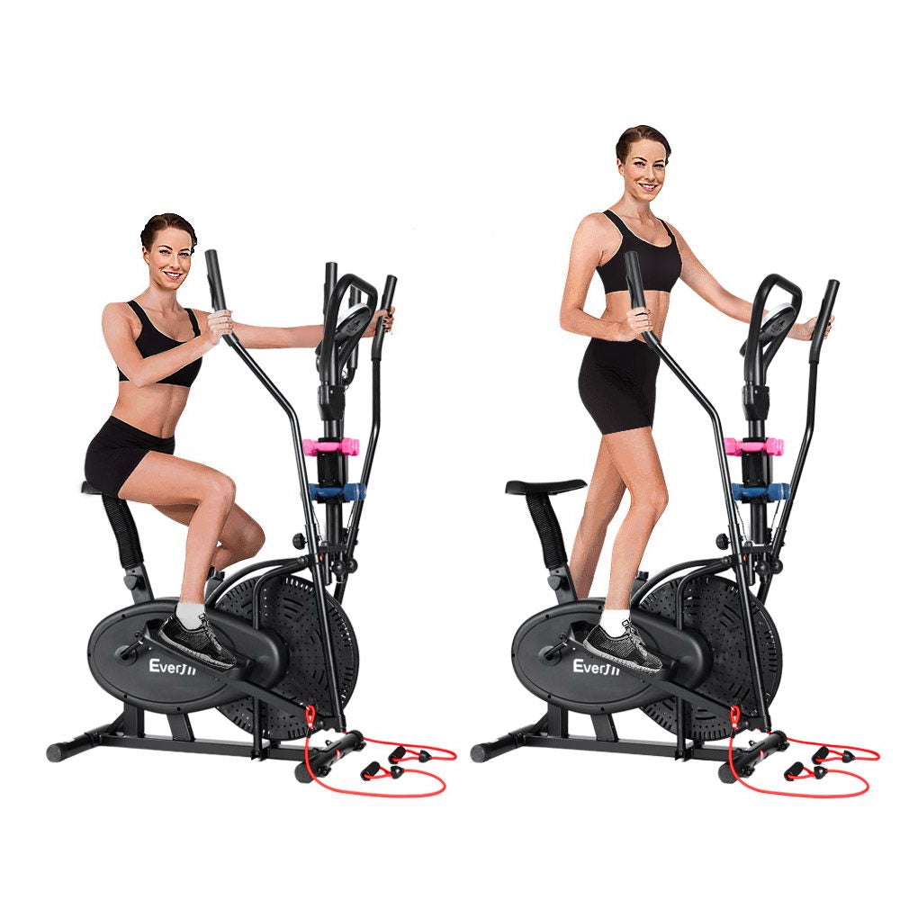 Everfit 6in1 Elliptical Cross Trainer Exercise Bike Bicycle Home Gym