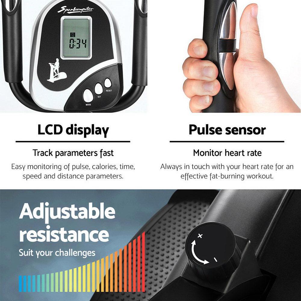 Everfit Exercise Bike 5 in 1 Elliptical Cross Trainer Home Gym Indoor