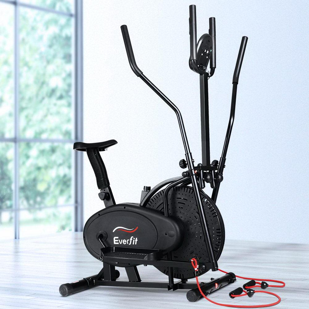 Everfit Exercise Bike 5 in 1 Elliptical Cross Trainer Home Gym Indoor