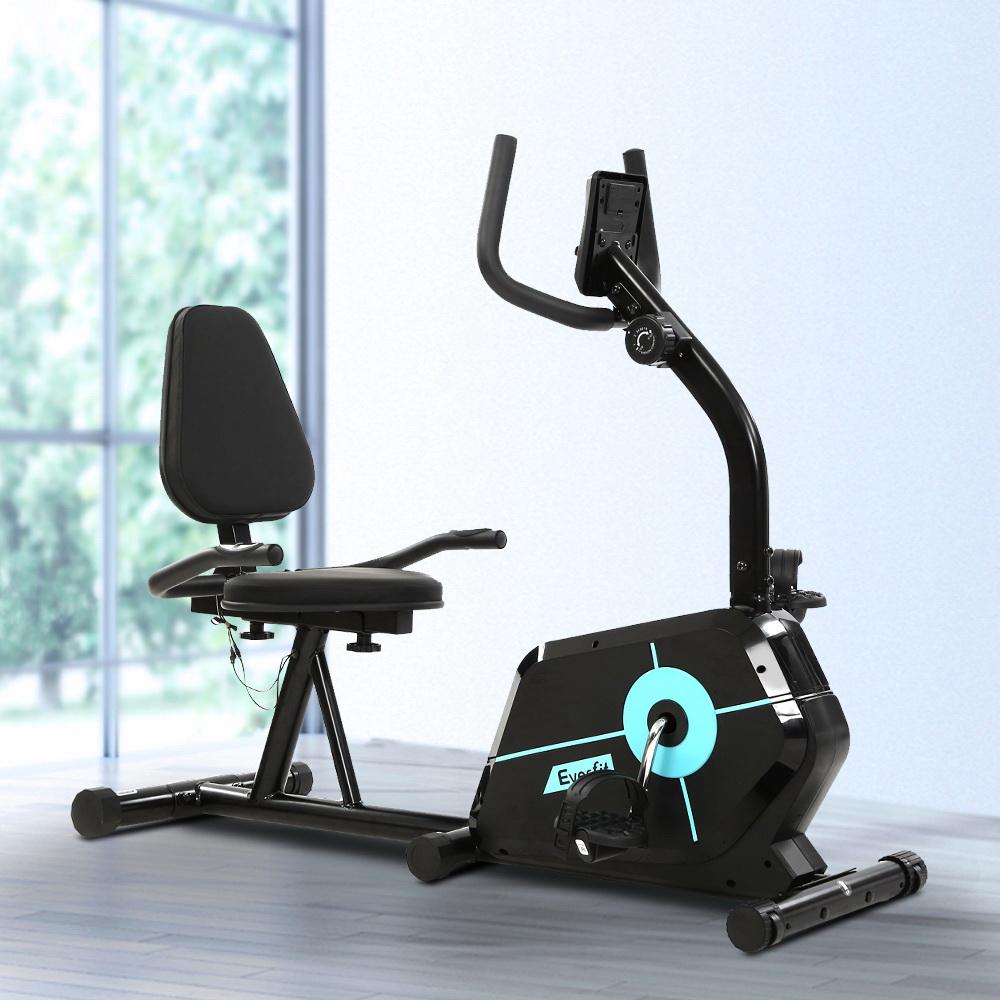 Everfit Exercise Bike Magnetic Recumbent Indoor Cycling Home Gym