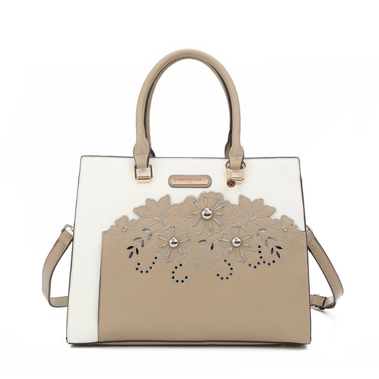 BOLSO TOTE CON BORDADO FLORAL-0