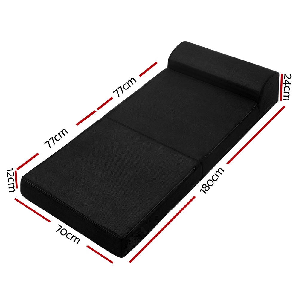 Giselle Bedding Folding Foam Mattress Portable Single Sofa Bed Mat Air