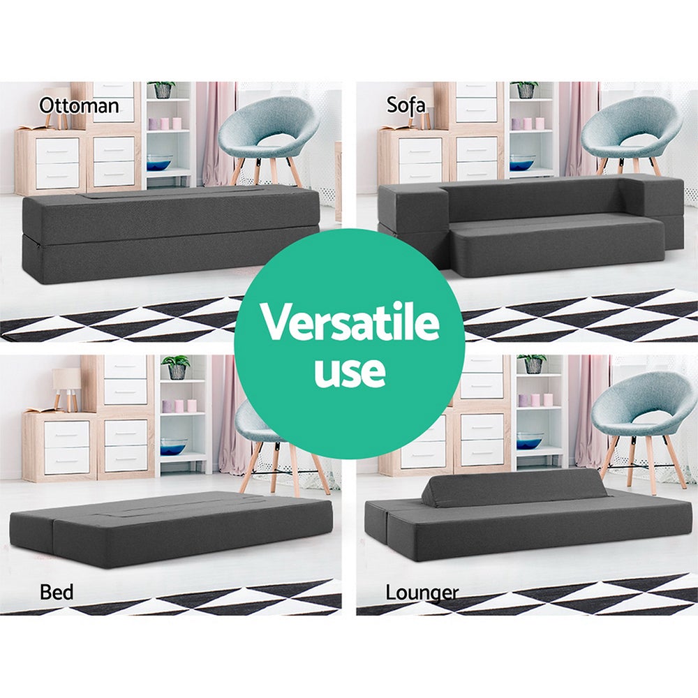 Giselle Bedding Portable Sofa Bed Folding Mattress Lounger Chair