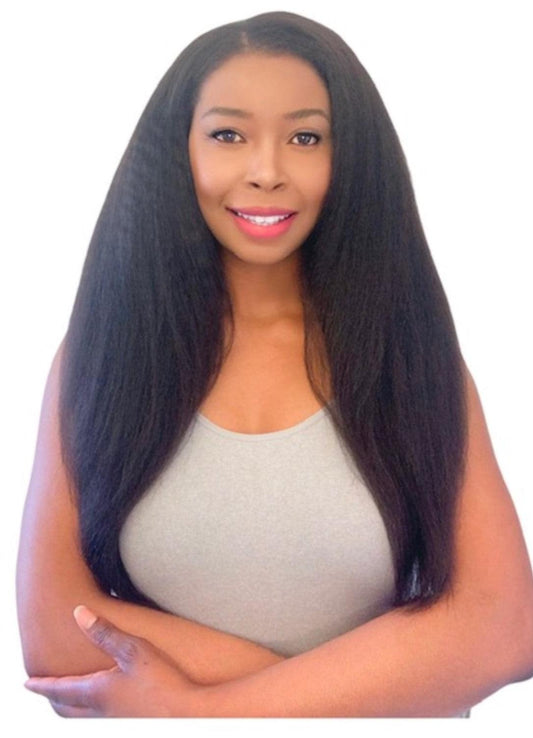 Kinky Blowout Straight -U-Part Wig