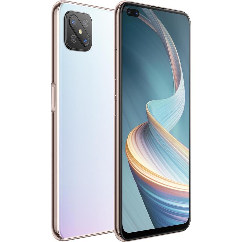OPPO Reno4 Z 5G 128GB Dew White- 6.5' Diagonal Display, MTK MT6873