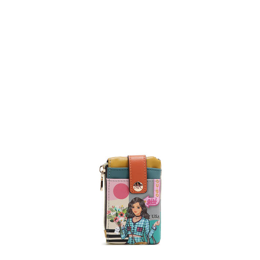 MINI PORTA TARJETAS CON CIERRE (NIKKY GOES SHOPPING)-0