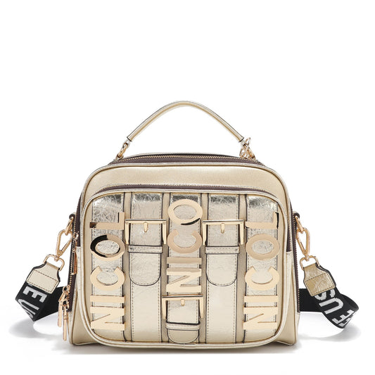 CALISTA BOLSO DE MANO CON ASA SUPERIOR (DORADO)-0