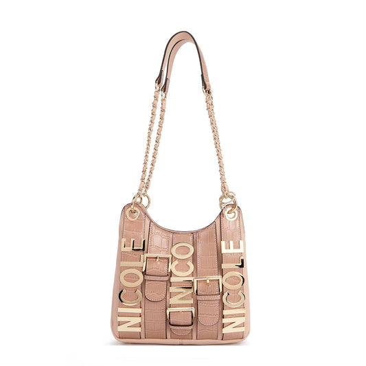 CALISTA BOLSO DE HOMBRO CON CADENA (ROSA)-0